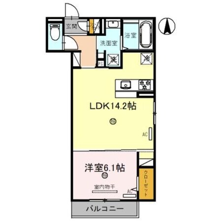 西宮駅 徒歩9分 2階の物件間取画像